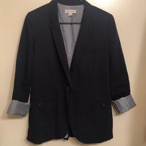 Lined Navy Blazer